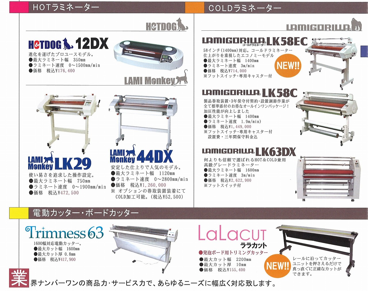 ラミーコーポレーション 大型ラミネーター ラミモンキー